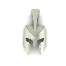 spartan armure pendentif bijoux 3d print model - Mito3D