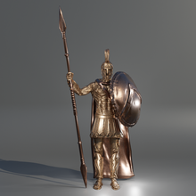 espartano grego Guerreiro antigo status 3d print model - Mito3D