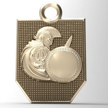 spartan pingente 6 jóias grego chaveiro 3d print model - Mito3D