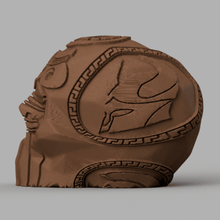 espartano crânio x2 esqueleto cabeça Bruxas monstro esparto 300 3d print model - Mito3D