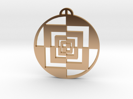 sparticles wood surrey colheita círculo pingente 3d print model - Mito3D