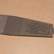 espátula contato cimento aplicador suprimentos_familiares 3d print model - Mito3D