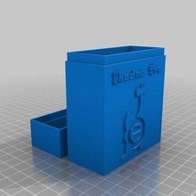 spe sombra tarjeta caso funda 2 personalizado oficina 3d print model - Mito3D