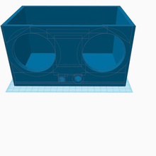 speaker case architecture 3d print model - Mito3D