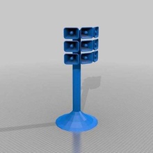 speakertower - dor de cabeça miao a arte modelos 3d print model - Mito3D
