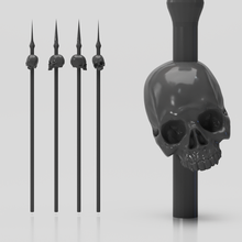 spear skull 3d print model - Mito3D