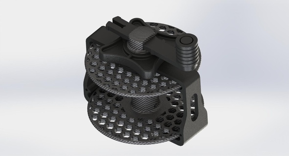 Zıpkın yatay makara mızraklama tabanca hassas serbest kendin yap odun tabancası makaralar 3d print model - Mito3D