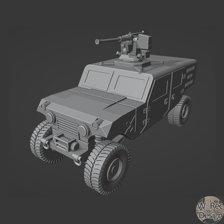 special forces reconnaissance vehicle Game apc military 28mm 32mm wargaming tabletop 3d print model - Mito3D