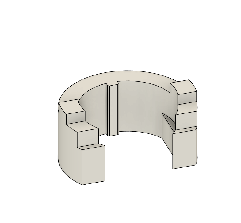 specna arms hopup chambre delrin clip agrafe fermer clé saut up baril airsoft 3D print model - Mito3D