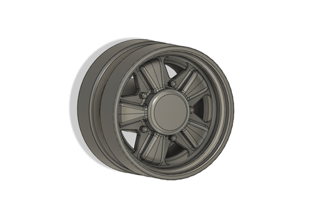 speed champions porsche 911 turbo fuchs rims Game wheels details scalemodel resin oldtimer wheel racing 3d print model - Mito3D