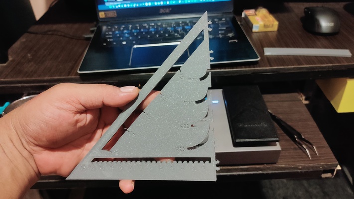 velocidad cuadrado regla carpintería 3d print model - Mito3D