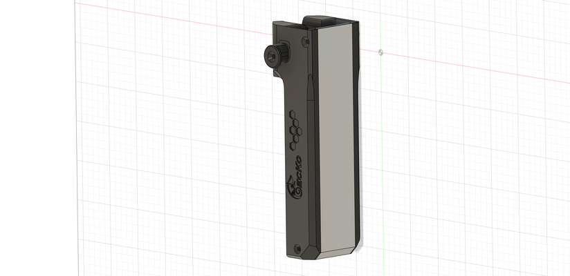 velocità piazza fondina geco clip 3d print model - Mito3D