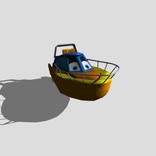 Schnellboot Spiel Modell mit dem Kosten Motorboot-Rennen Spiele 3d print model - Mito3D