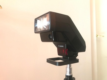 vitesse lumière griffe supporter monter table éclat sabot caméra vidéo gadget 3d print model - Mito3D