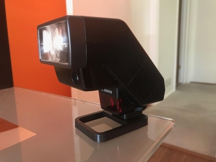 Speedlight coldshoe tavolo In piedi montare veloce hotshoe telecamera video gadget 3d print model - Mito3D