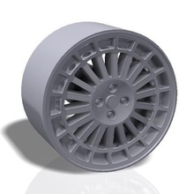 speedline monte-carlo rim - modèle d'impression 3d pour imprimer le divers en plastique métalliques la fente de course voiture jante pneu véhicule passe-temps bricolage l'automobile 3d print model - Mito3D