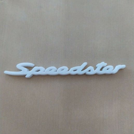 speedster logo-posche- varios el logotipo porsche 3D print model - Mito3D