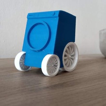 hızlı yıkama normal makinesi değil çeşitli oyuncak tekerlekler eğlenceli ev 3d print model - Mito3D