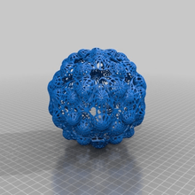 küre-the-virus3 ev dekor 3d print model - Mito3D