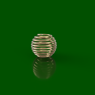 sphère Balle noel 3d print model - Mito3D