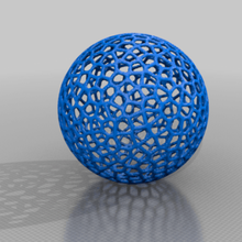 esfera a arte voro área precisão decoração 3d print model - Mito3D