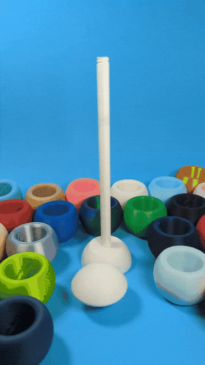 sphère couleur échantillon filament 3dprinting 3d print model - Mito3D