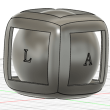 esfera cubo gadget de la accesorio escritorio área juguete oficina 3d print model - Mito3D
