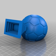 sfera di calcio fotocamera voodoo sangue desktop stand casa office 3d print model - Mito3D