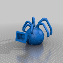 sphere football spider art sculptures 3d print model - Mito3D
