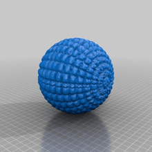 sphère knob2 art sculptures 3d print model - Mito3D
