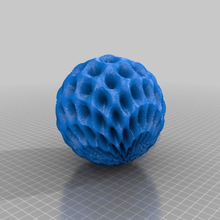 sphere knob3 art sculptures 3d print model - Mito3D