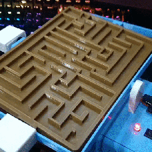 sphere labyrinth game arduino 3d electrowar maze robot 3d print model - Mito3D