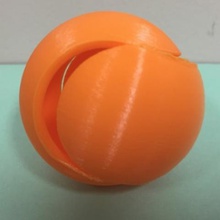 esfera de la superficie disección béisbol una pelota tenis matemáticas juego 3d print model - Mito3D