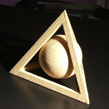 sphere tetrahedron impossible gadget art toy 3d print model - Mito3D