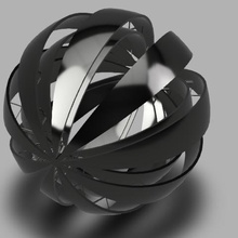 sphere-komplexe 3dspirit Kunst 3d print model - Mito3D