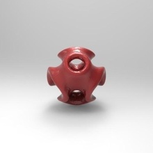 spherenoid art sfera arredamento per la casa arte giocattolo 3d print model - Mito3D