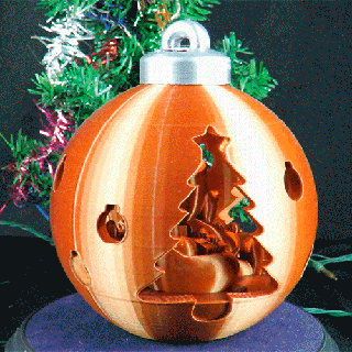 Kugeln heilig Licht Weihnachten Heilige Reno Schneemann Klammern Dekoration 3d print model - Mito3D