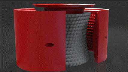 spheres pot mold cement concrete 3d print model - Mito3D