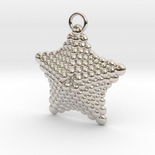 spheres starfish various pendant pendulous jannie star sea fractal 3d print model - Mito3D