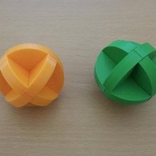 sferica bava di puzzle gioco palla sfera 3d print model - Mito3D