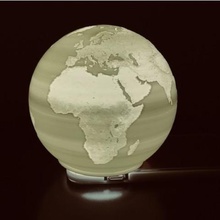 sferica lithophane mappa del mondo 12cm remix casa 3d print model - Mito3D