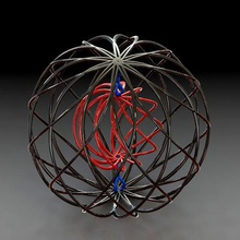 spherical model 2 mod le sph rique art 3d geometric forms shapes riques guides 3d print model - Mito3D