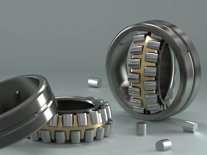 spherical roller bearing created partsolutions Various engineering prototyping invention innovation 3d print model - Mito3D