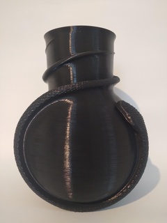 spherical vase snakes snaks 3d print model - Mito3D