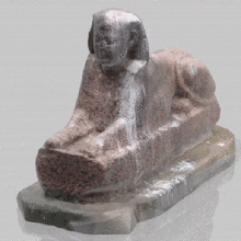 sphinx art miramare statue 3d print model - Mito3D