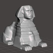 sphinx 3d print model - Mito3D