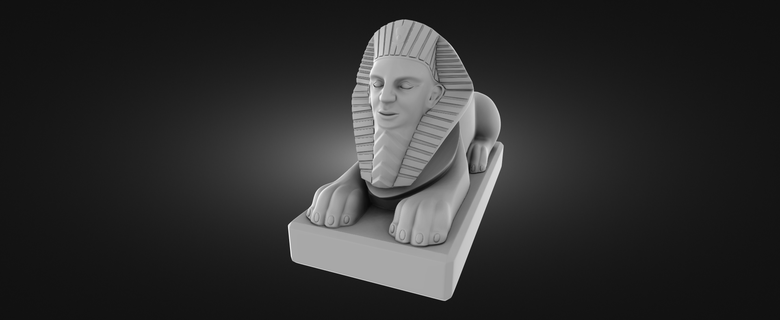 sphinx ancien Egypte 39 egypte antique art Accueil maison décoration cadeau jouet homme femme sculpture figurine Cléopâtre mythologie atmosphère confort buste conception statuette 3d print model - Mito3D