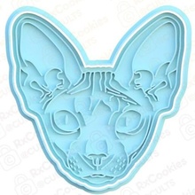 sphinx cat cookie cutter set stamp cookies cook home cithen cutters animals dog sloth deer house fox lama lion 3d print model - Mito3D