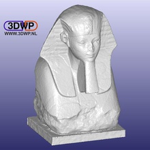 sphinx hatchepsout de scan 3d art 123dcatch 123d catch Numérisation l'egypte ancienne b9creator l'égypte meshmixer rencontré musée la analyses des répliques 3d print model - Mito3D