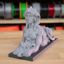 sphinx Fotogrametri tarama sanat tarar kopyaları blender 3d print model - Mito3D